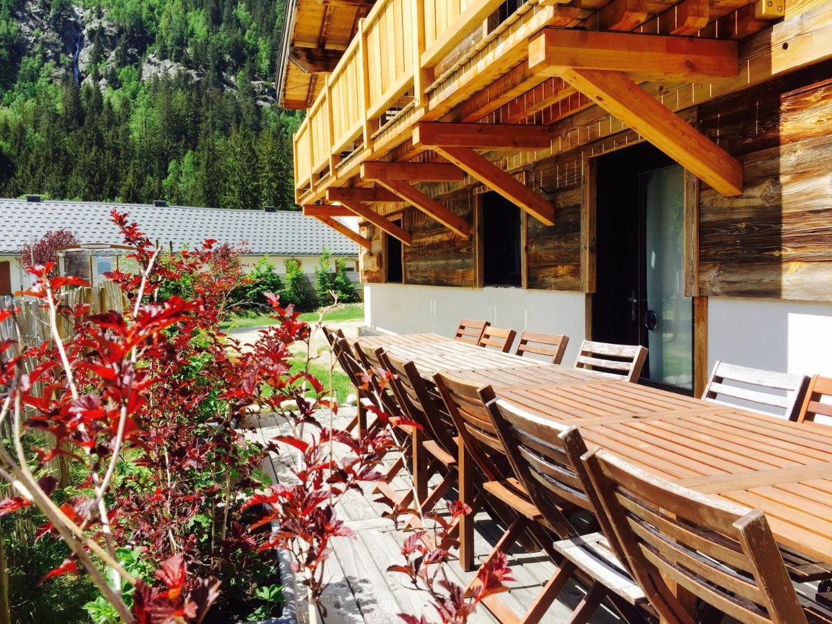 Chalet Le Petit Nicolas, Jacuzzi, Vue Mont Blanc Chamonix Buitenkant foto