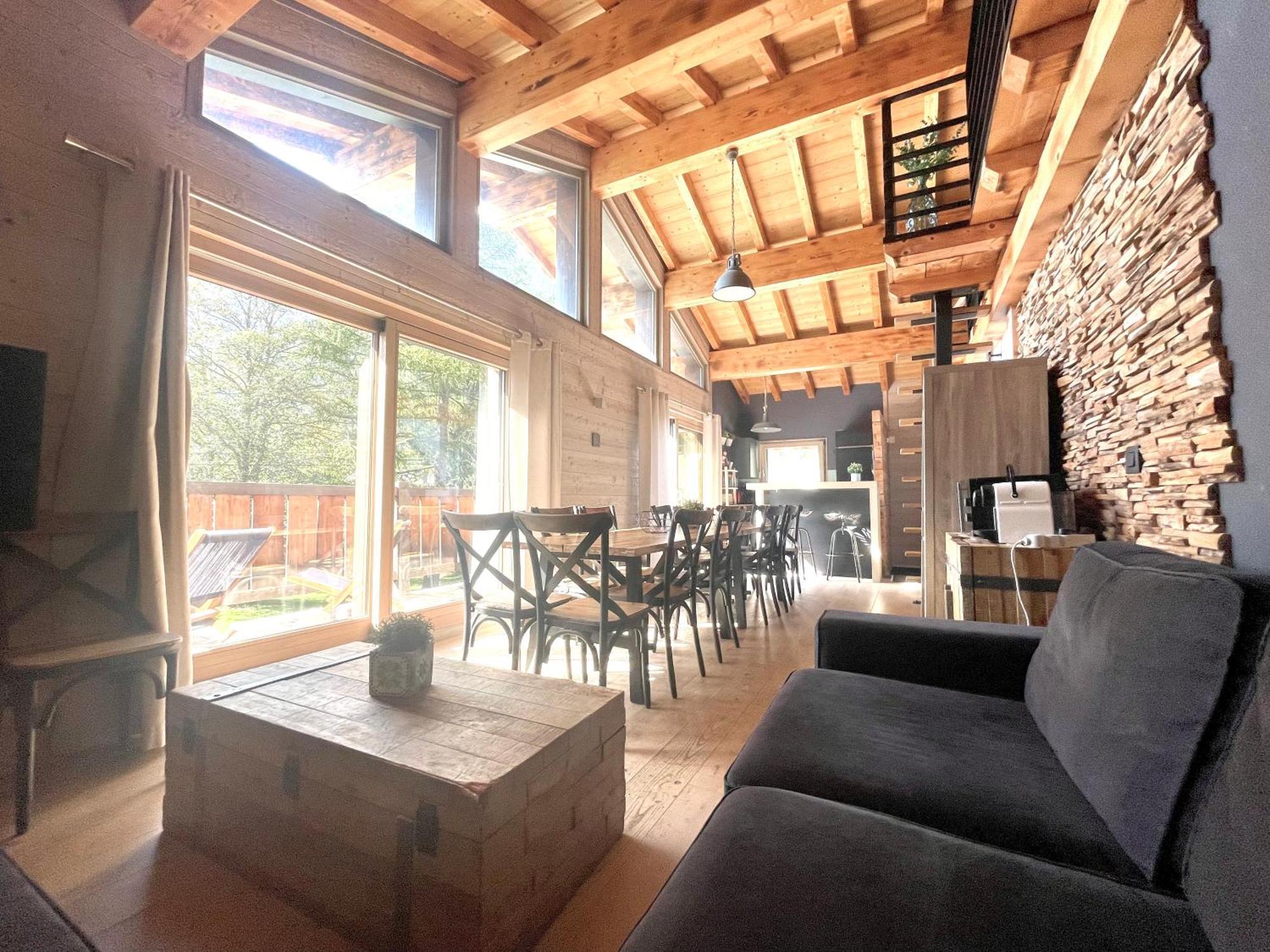 Chalet Le Petit Nicolas, Jacuzzi, Vue Mont Blanc Chamonix Buitenkant foto