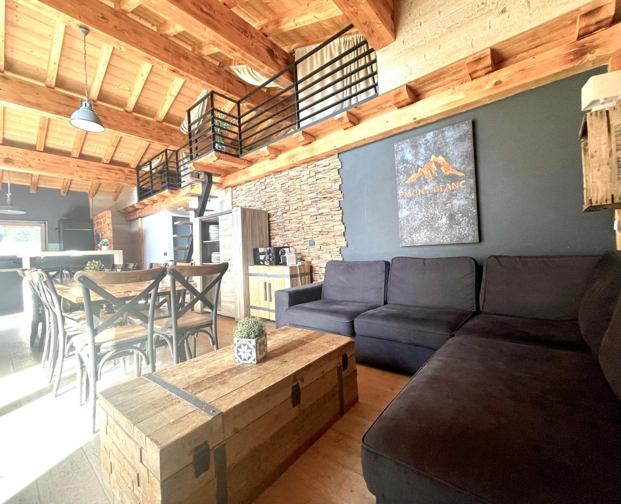 Chalet Le Petit Nicolas, Jacuzzi, Vue Mont Blanc Chamonix Buitenkant foto