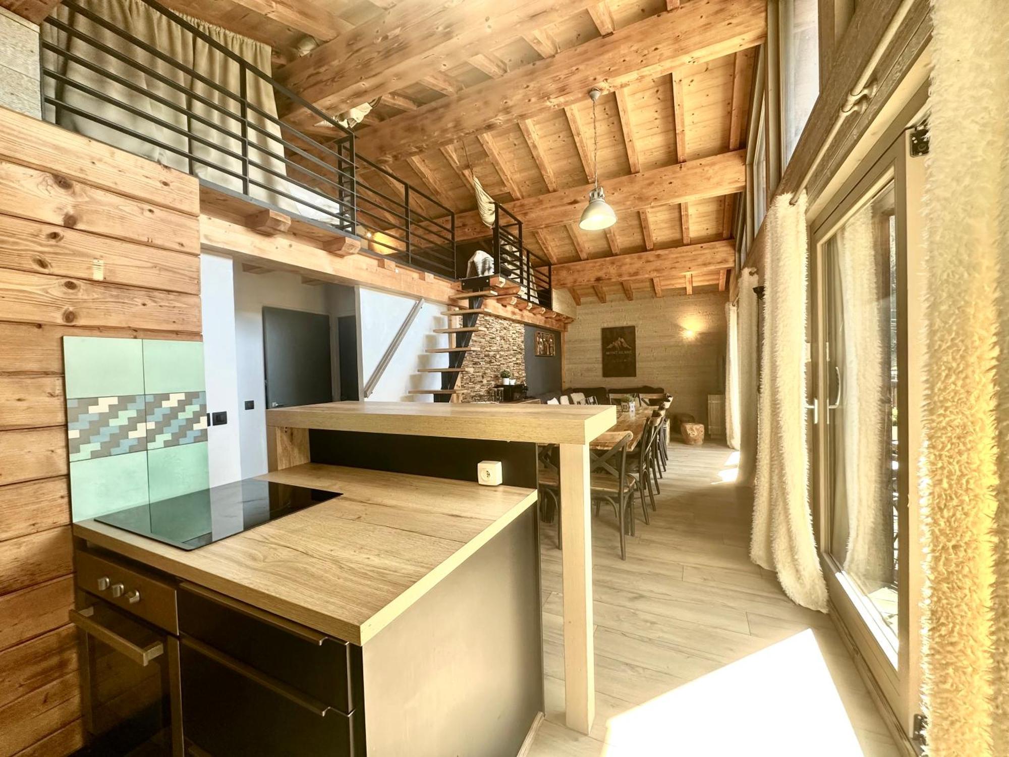 Chalet Le Petit Nicolas, Jacuzzi, Vue Mont Blanc Chamonix Buitenkant foto